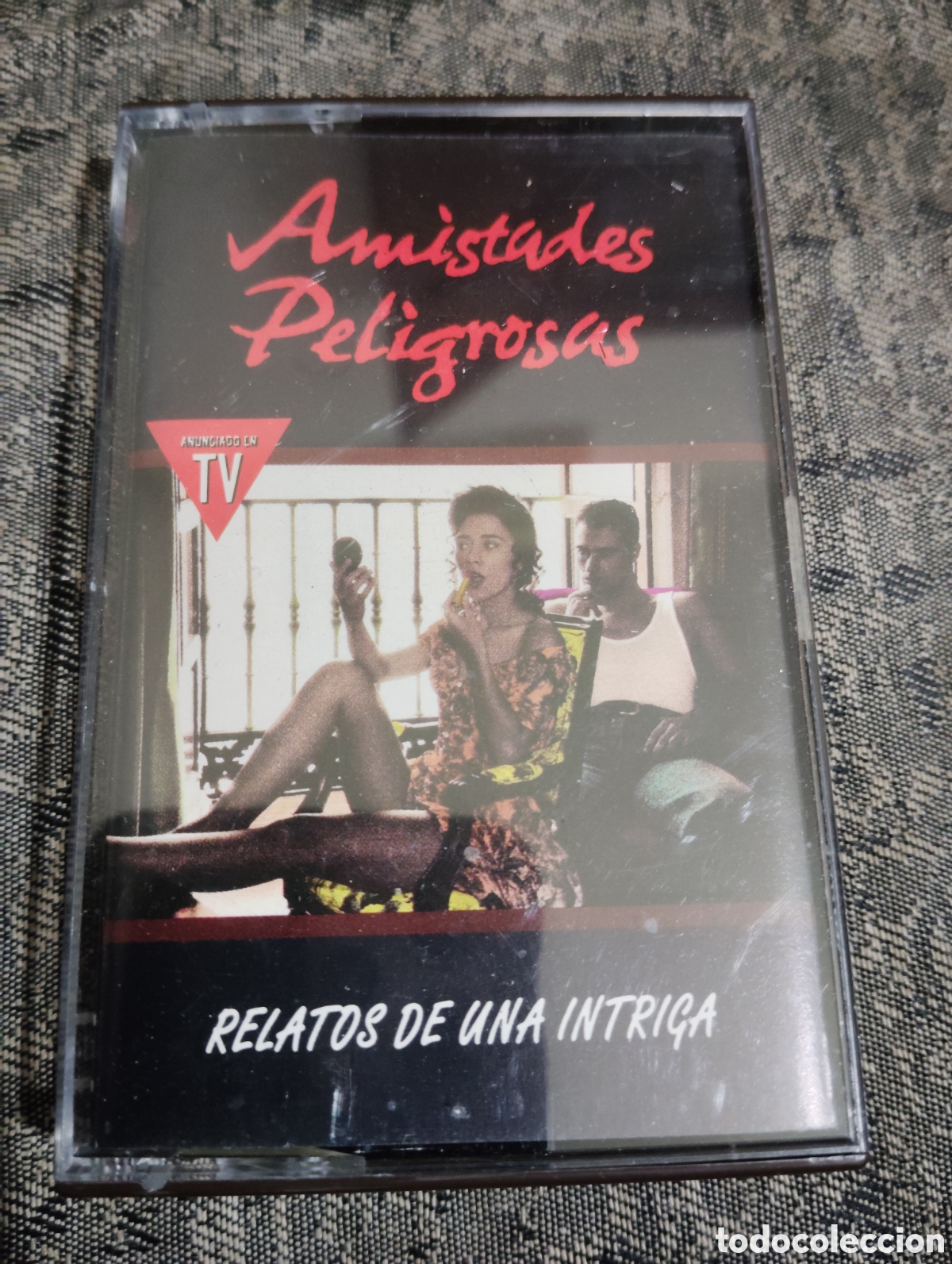 Casetes antiguos: AMISTADES PELIGROSAS - RELATOS DE UNA INTRIGA , 1991 / CASETE NUEVA SIN PRECINTAR