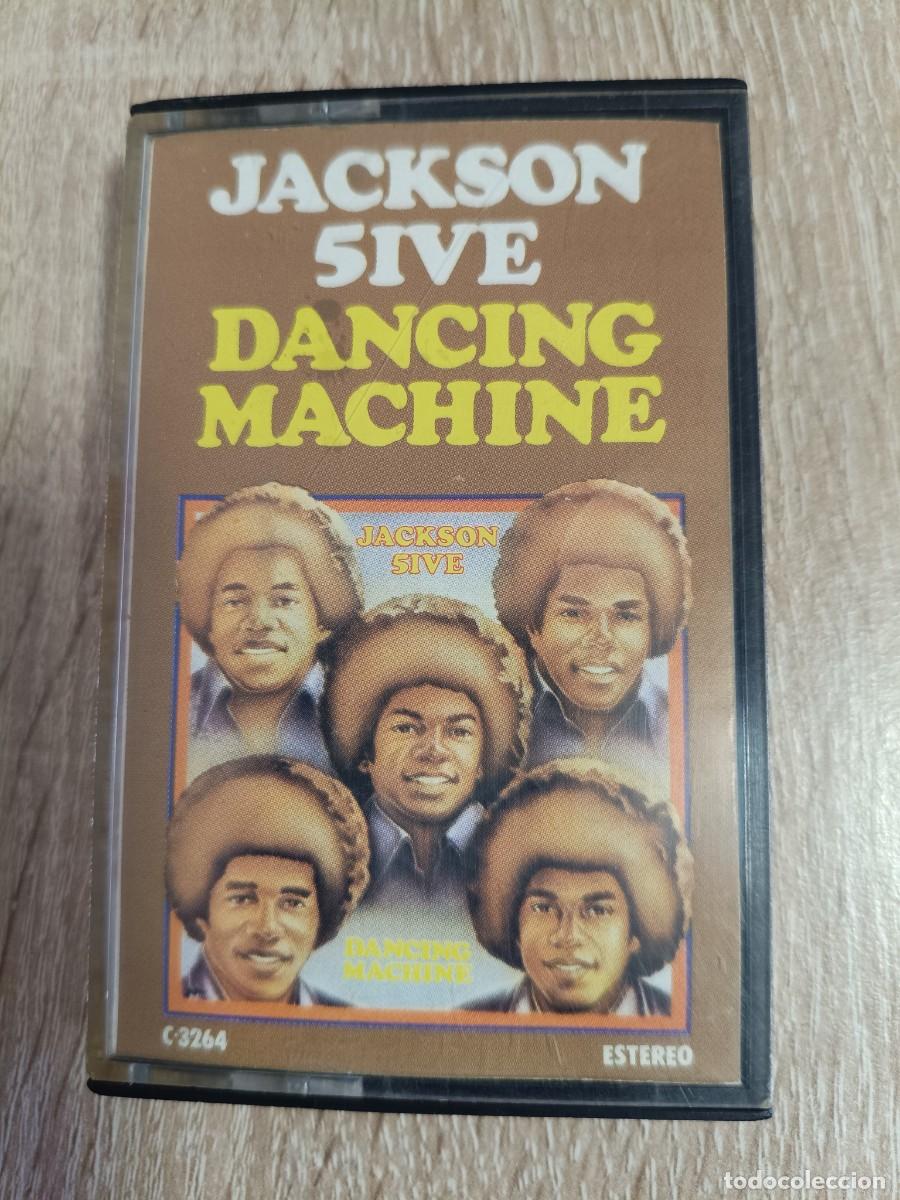 Casetes antiguos: CASETE - THE JACKSON FIVE 5 - MICHAEL JACKSON - DANCING MACHINE - 1975 MOTOWN