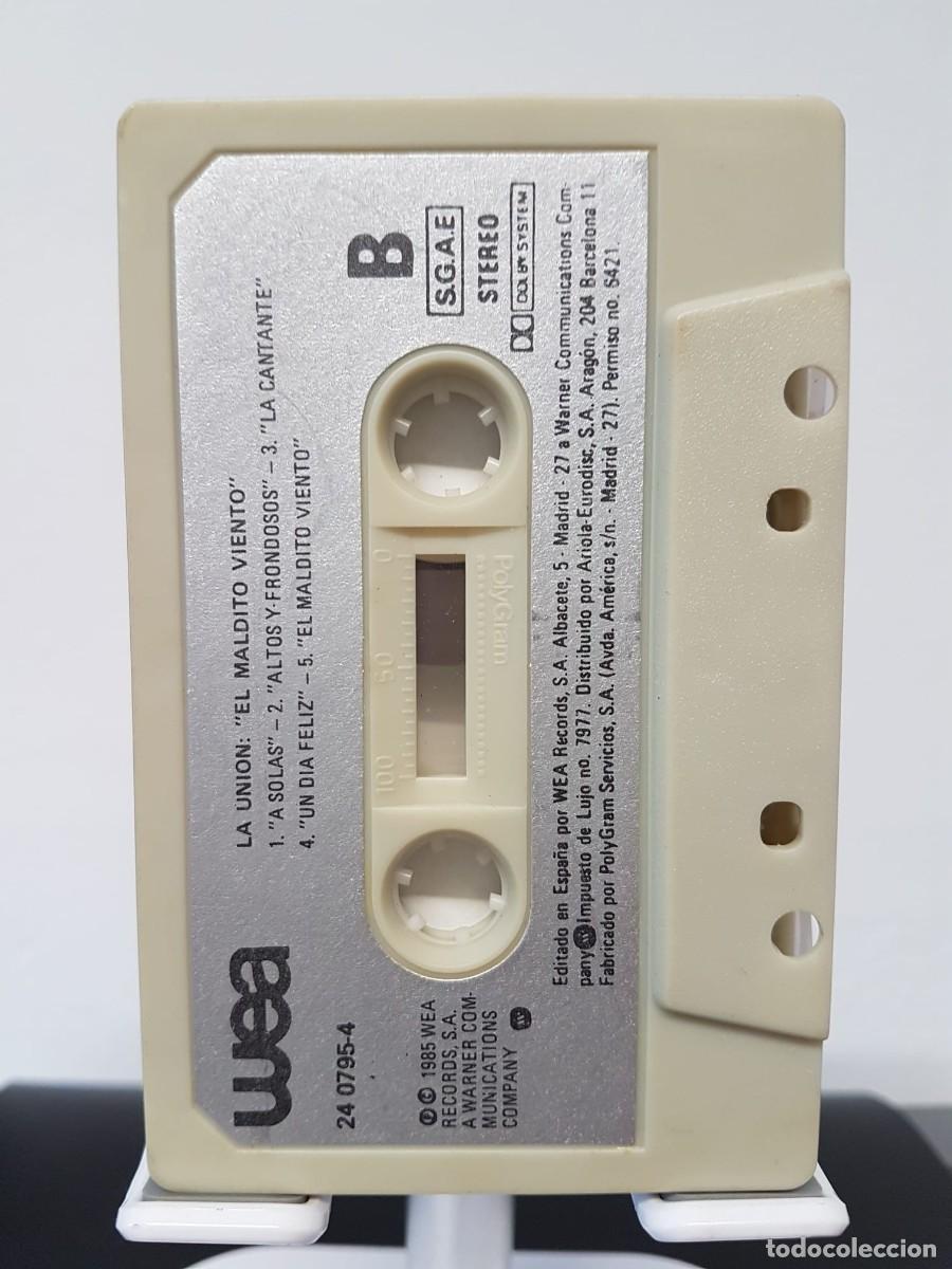 Casetes antiguos: La Uni&oacute;n - Maldito Viento (Cassette) - Foto 4