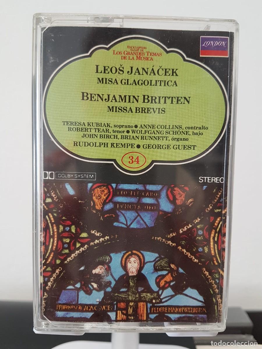 Casetes antiguos: Leos Janacek - Benjamin Britten - Misa Glagolitica - Missa Brevis (Cassette)