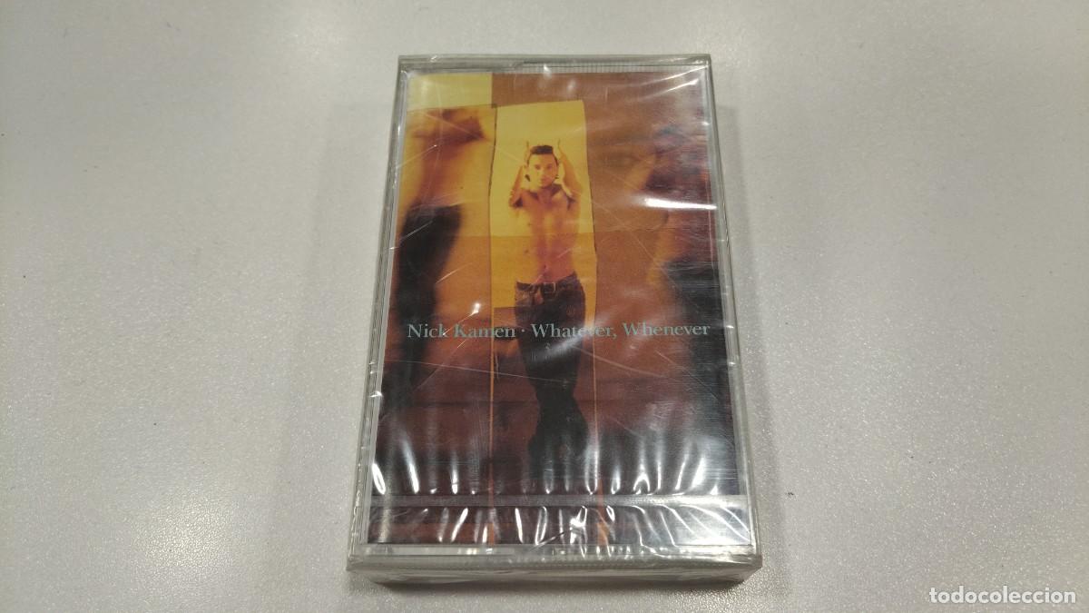 Casetes antiguos: 0526-CASSETTE -NICK KAMEN WHATEVER WHENEVER- PRECINTADO - Foto 1