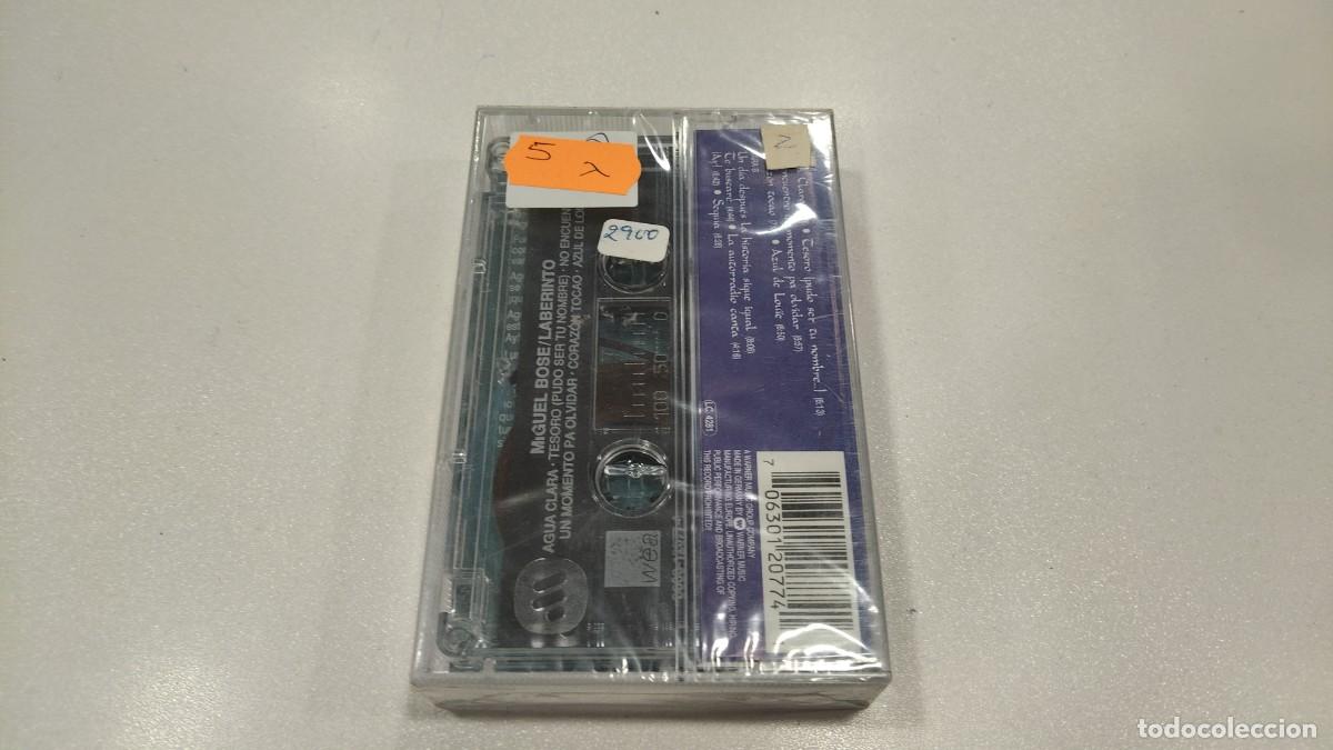 Casetes antiguos: 0526-CASSETTE -MIGUEL BOSE LABERINTO- PRECINTADO - Foto 2