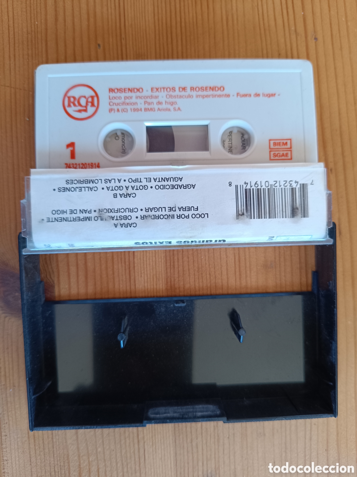 Casetes antiguos: Casete. Grandes &eacute;xitos de Rosendo. 1994 - Foto 2