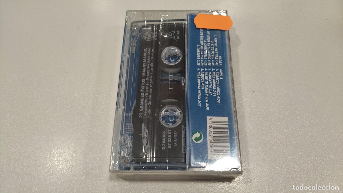 Casetes antiguos: 0526-CASSETTE -MANUEL - PRECINTADO - Foto 2