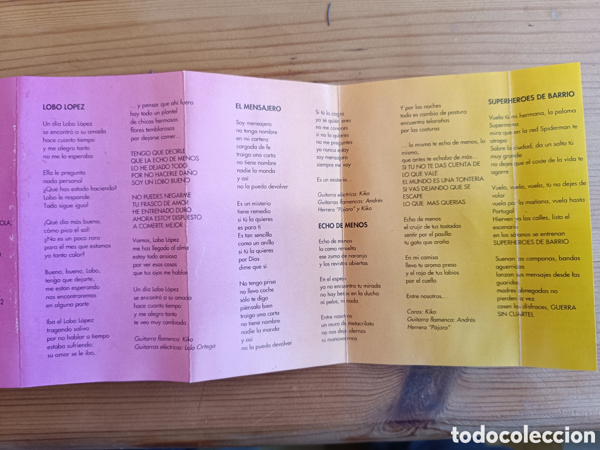 Casetes antiguos: Casete. &Eacute;chate un cantecito. KIKO VENENO - Foto 3