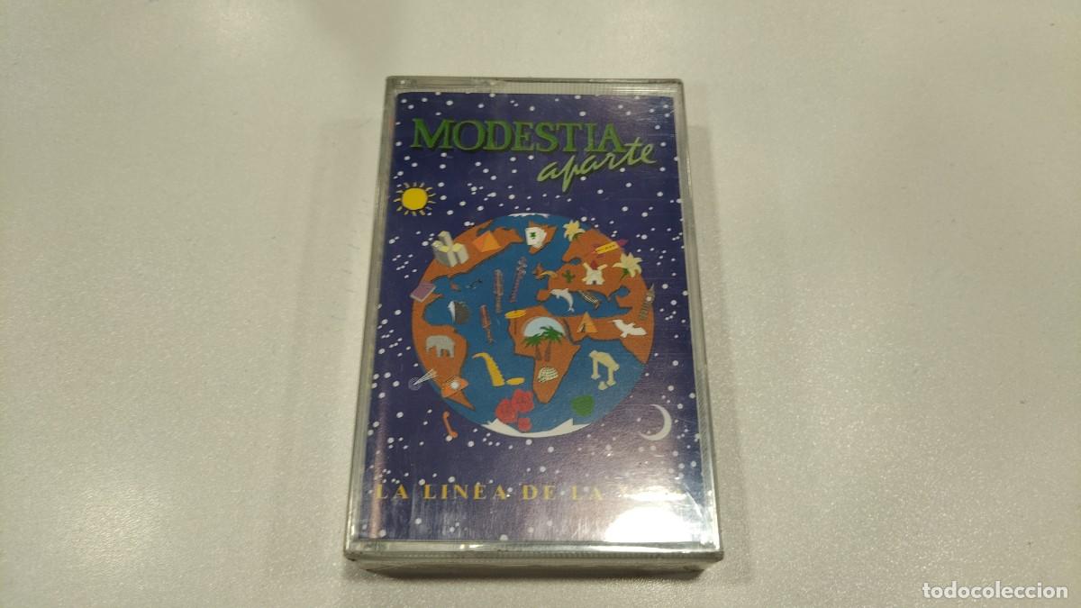 Casetes antiguos: 0526-CASSETTE -MODESTIA APARTE LA LINEA DE LA VIDA- PRECINTADO