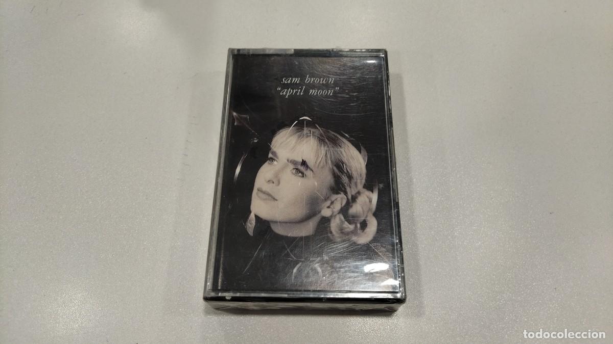 Casetes antiguos: 0526-CASSETTE -SAM BROWN APRIL MOON- PRECINTADO - Foto 1