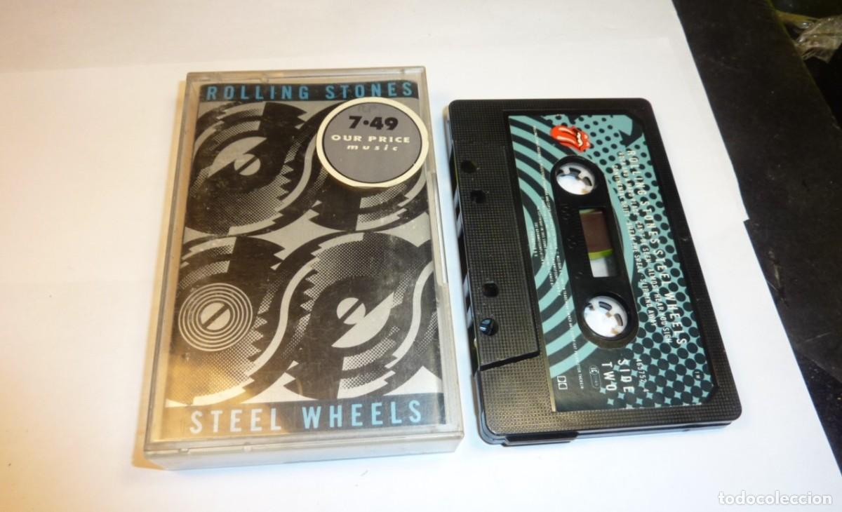 Casetes antiguos: THE ROLLING STONES // STEEL WHEELS // MADE IN ENGLAND // 1989 // CASETE