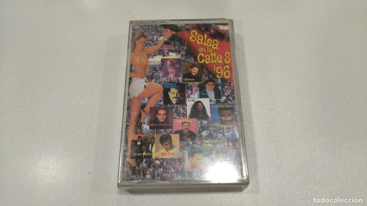 Casetes antiguos: 0526-CASSETTE -SALSA EN LA CALL 8, 96- PRECINTADO - Foto 1
