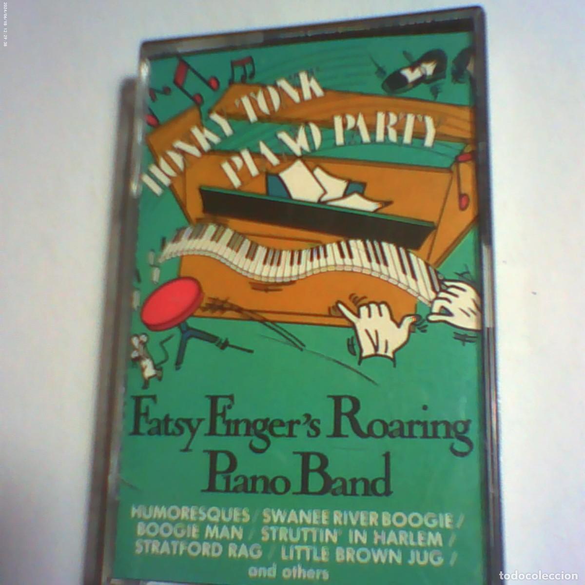 Casetes antiguos: cinta casete honky tonk piano party. fatsy finger's roaring piano band. mcps 1989 holland seminueva