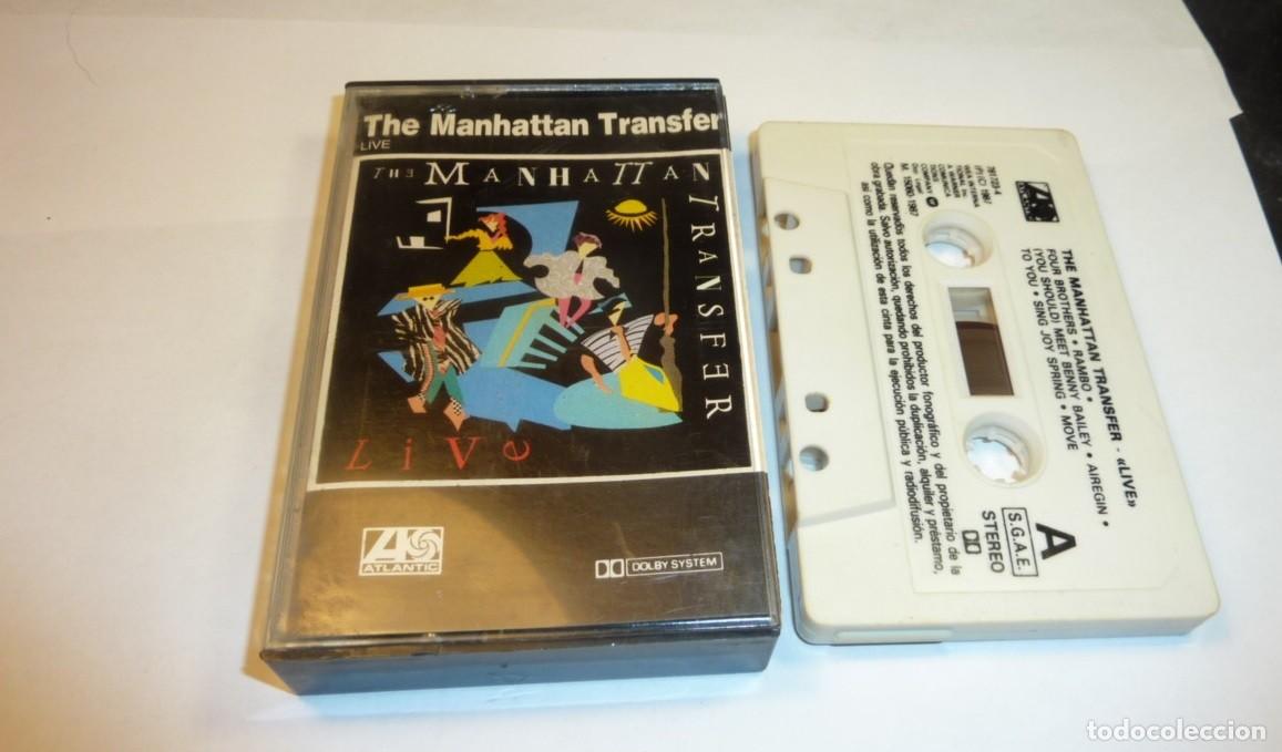 Casetes antiguos: THE MANHATTAN TRANSFER // LIVE // 1987 // CASETE