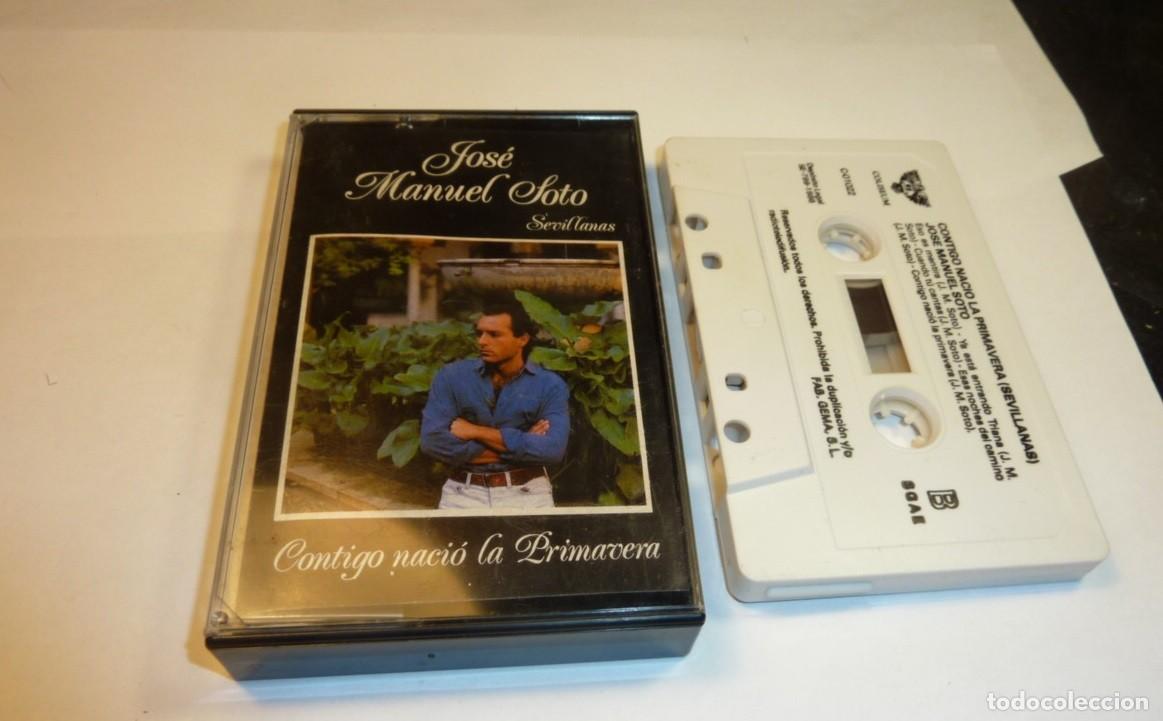 Casetes antiguos: JOSE MANUEL SOTO // CONTIGO NACIO LA PRIMAVERA // 1986 // CASETE