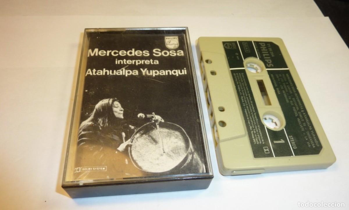 Casetes antiguos: MERCEDES SOSA // MERCEDES SOSA INTERPRETA A ATAHUALPA YUPANQUI // 1977 // CASETE