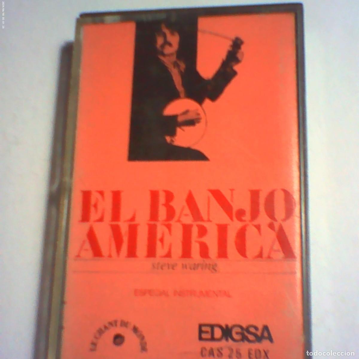 Casetes antiguos: cinta casete el banjo americ&agrave;. steve waring. edigsa 1975 spain (seminueva)