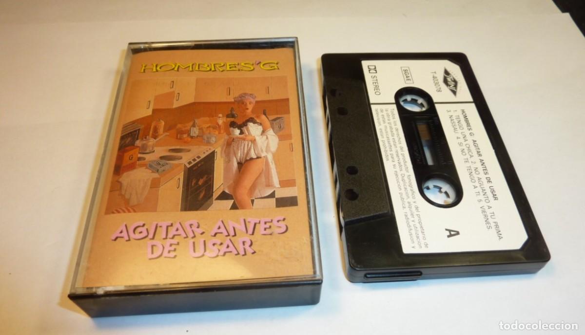 Casetes antiguos: HOMBRES G // AGITAR ANTES DE USAR // 1988 // CASETE