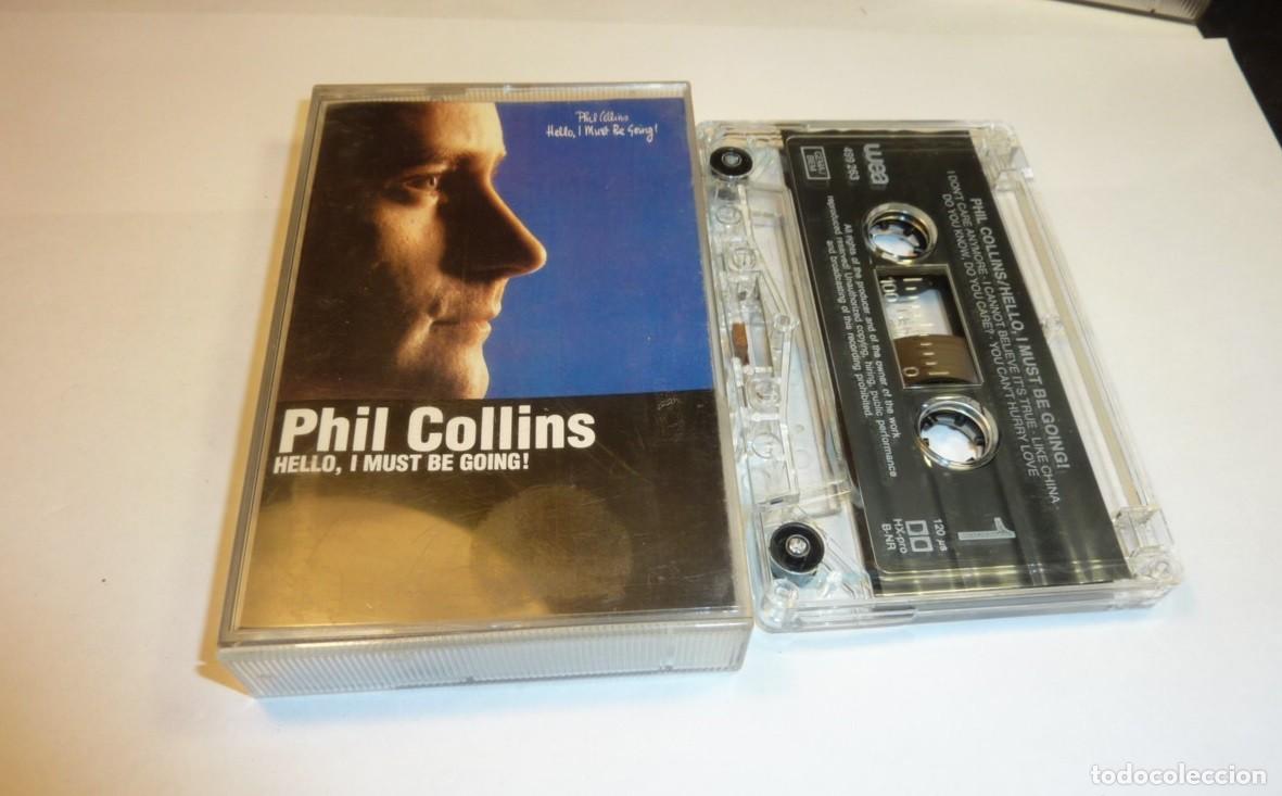 Casetes antiguos: PHIL COLLINS // HELLO, I MUST BE GOING&iexcl; // MADE IN GERMANY // 1982 // CASETE