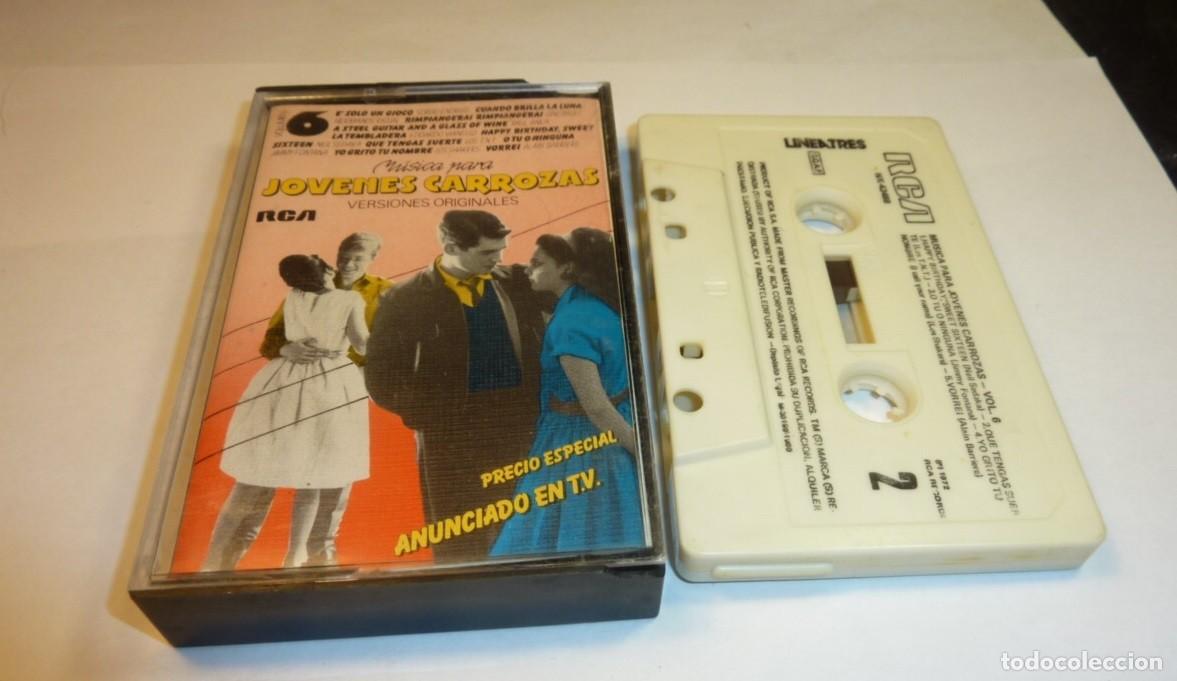 Casetes antiguos: MUSICA PARA JOVENES CARROZAS // N&ordm; 6 // 1972 // CASETE