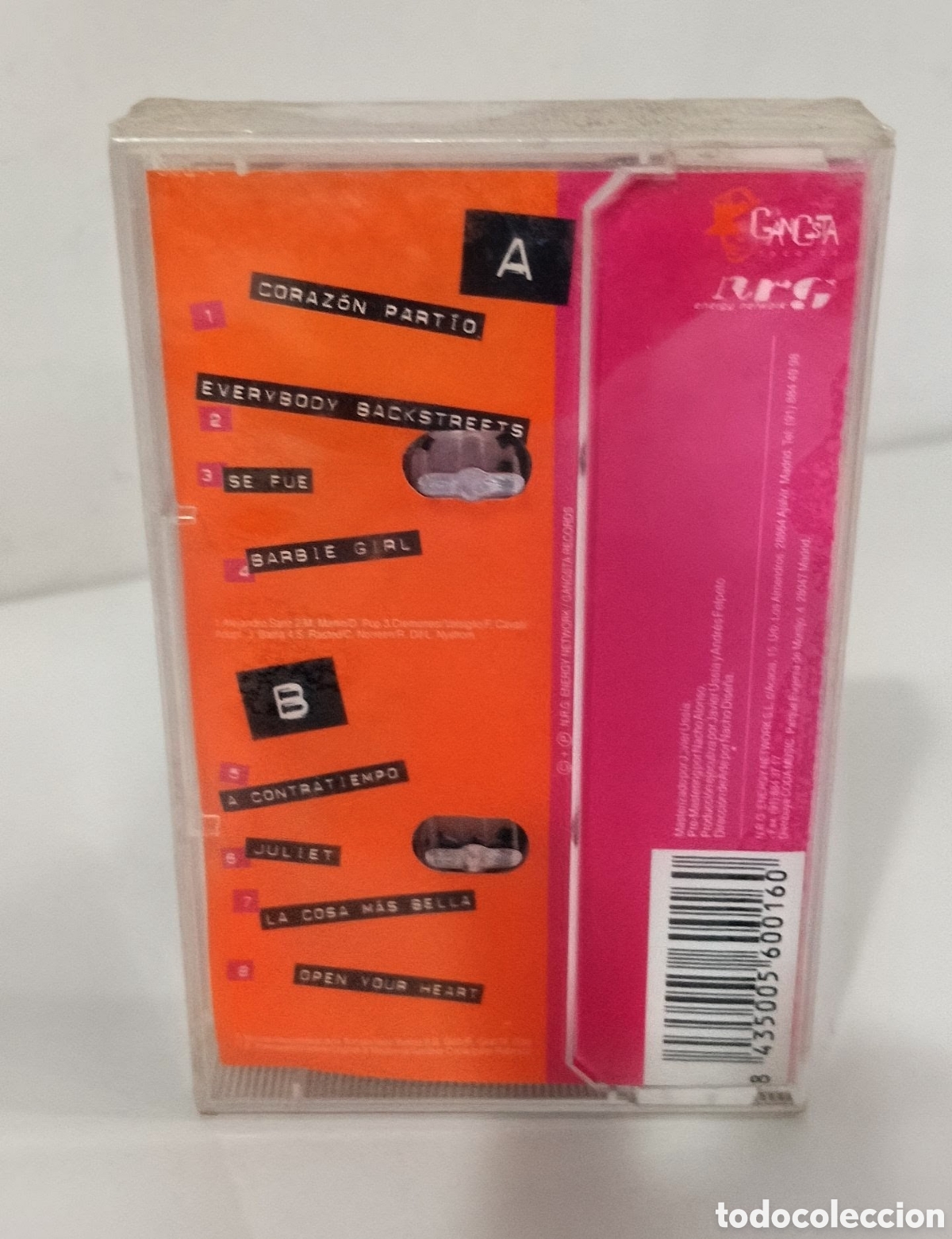Casetes antiguos: FAN DANCE HITS VOL.2 - SUPER &Eacute;XITOS VERSI&Oacute;N DANCE - CASSETTE PRECINTADO - Foto 4