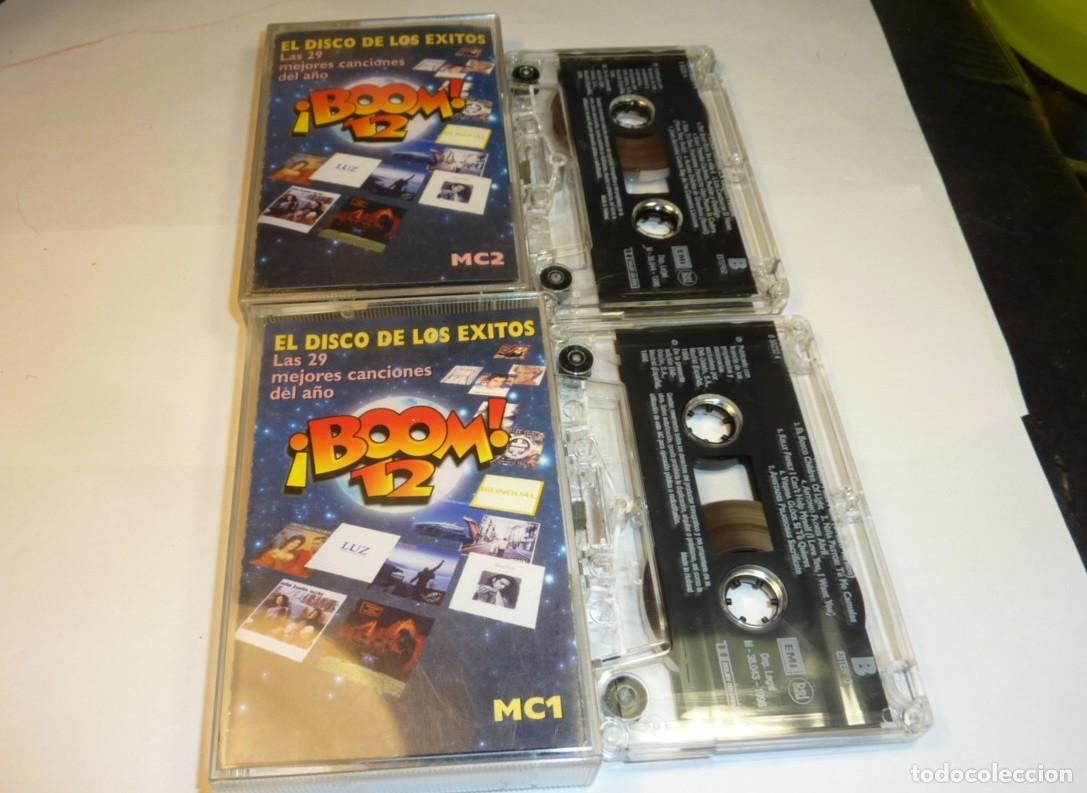 Casetes antiguos: &iexcl;BOOM&iexcl; 12 EL DISCO DE LOS EXITOS // DOBLE CASETE // 1996 // CASETE