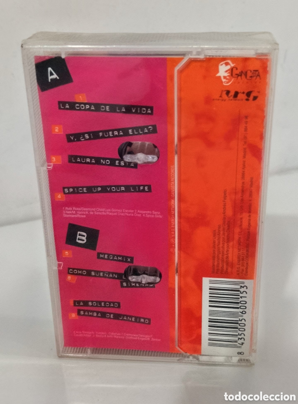 Casetes antiguos: FAN DANCE HITS VOL1+VOL2 - S&Uacute;PER &Eacute;XITOS VERSI&Oacute;N DANCE - CASSETTE PRECINTADO - Foto 4