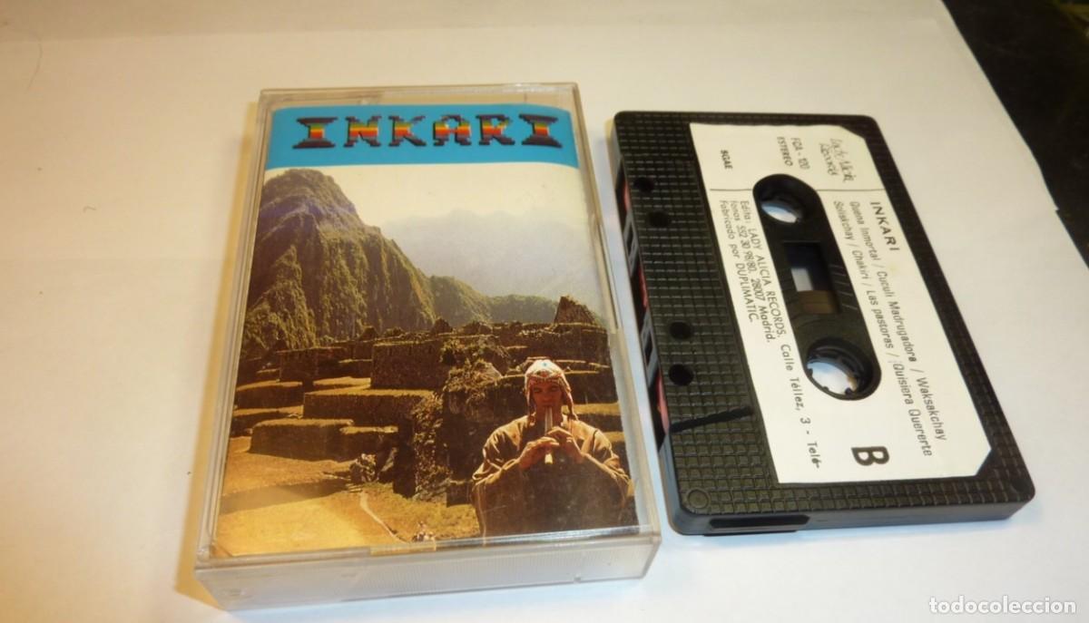 Casetes antiguos: INKARI // FOLK ANDINO // QOYARI+OTROS // 1985 // CASETE