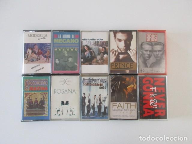 Alte Kassetten: LOTE 10 CINTAS CASETE - MECANO - PRINCE - GEORGE MICHAEL - BROS - ROSANA - ELLA BAILA SOLA