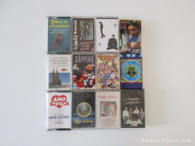 Cassettes Anciennes: LOTE 12 CINTAS CASETE - VARIADO - ELECTRONICA - EXPERIMENTAL - CL&Aacute;SICA - INFANTIL - POP - TECNO ETC