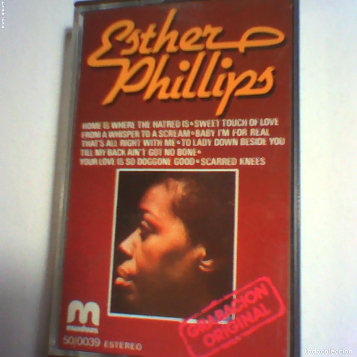 Casetes antiguos: cinta casete esther phillips. mercurio 1978 spain (seminueva)
