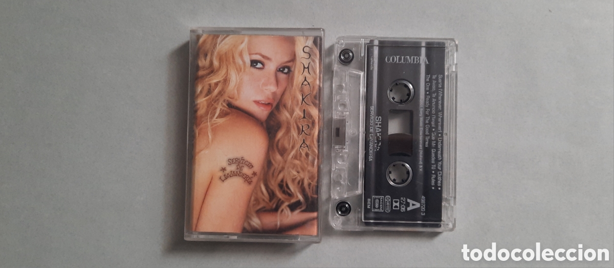 Alte Kassetten: SHAKIRA//SERVICIO DE LAVANDERIA//CASETE//2001//SONY MUSIC