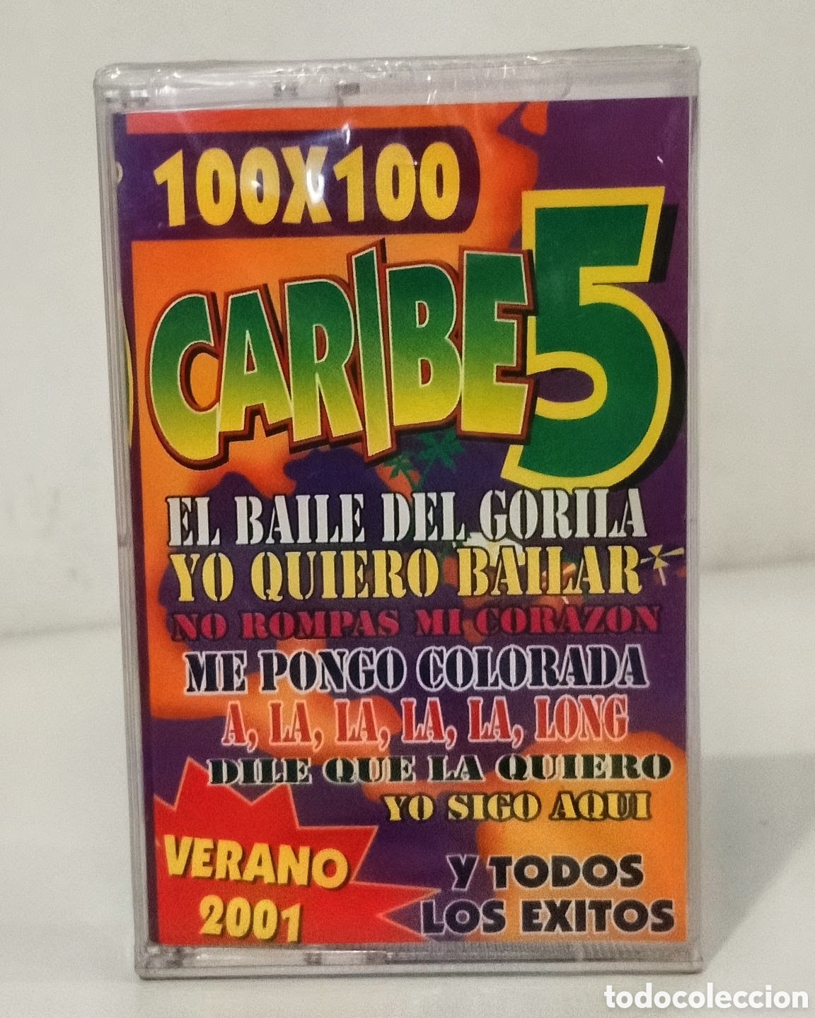 Casetes antiguos: TODO UN CL&Aacute;SICO! CARIBE5 100X100 - CASSETTE PRECINTADO