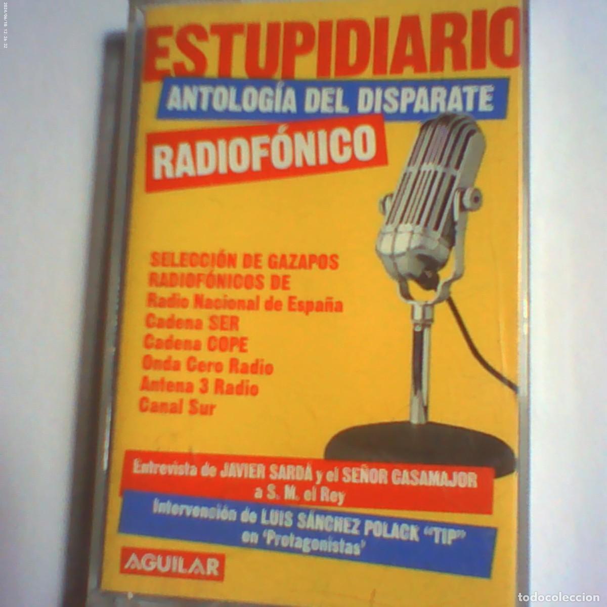 Casetes antiguos: cinta casete estupidiario. antolog&iacute;a del disparate radiof&oacute;nico. santillana 199 spain (seminueva)