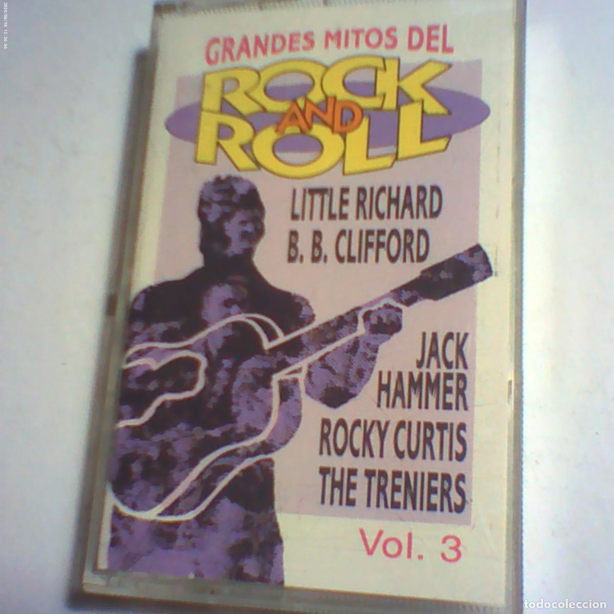 Casetes antiguos: cinta casete grandes mitos del rock and roll vol 3. mercurio 1993 spain (seminueva)