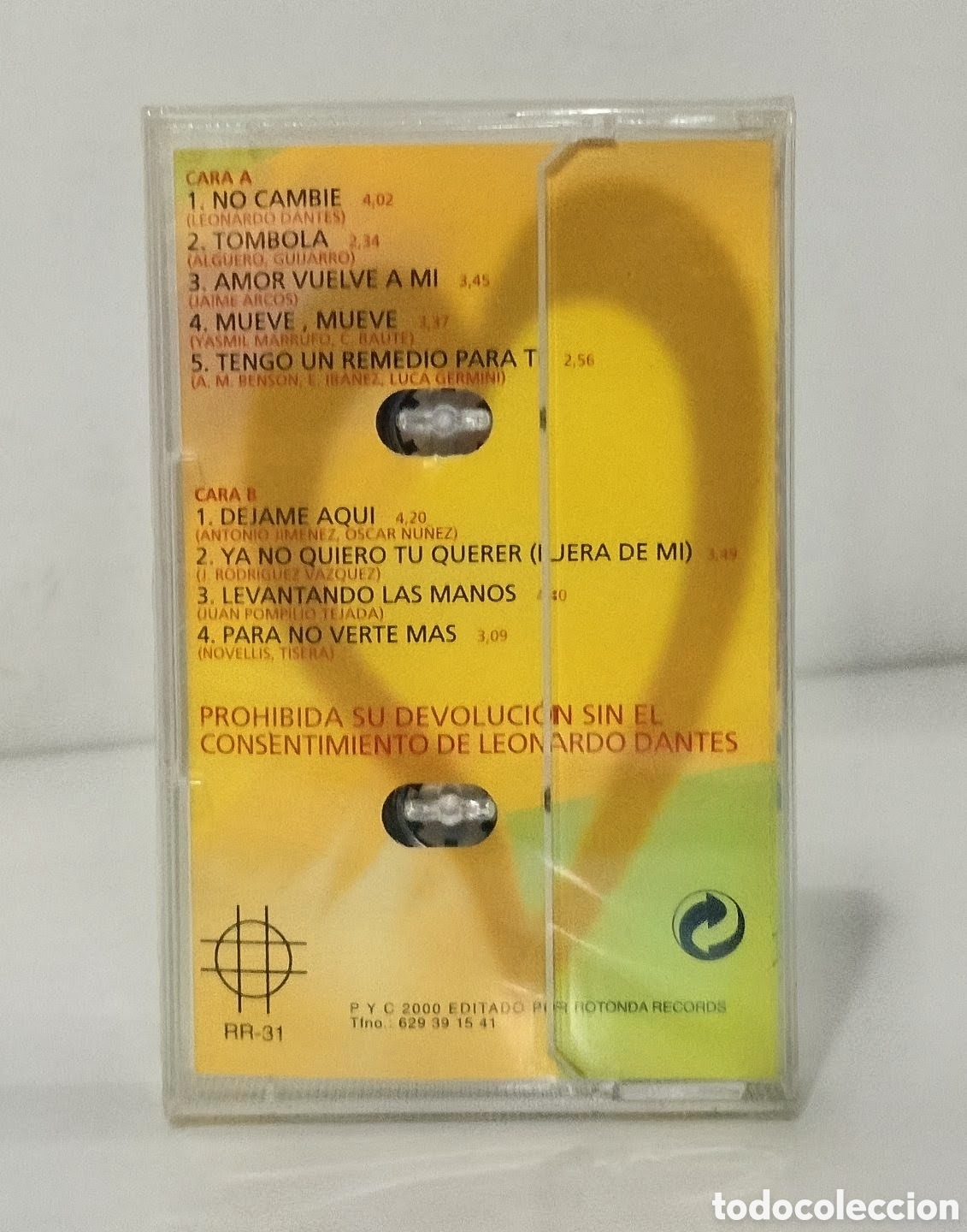 Casetes antiguos: CORAY DE TV MIX - CASSETTE PRECINTADO - Foto 3
