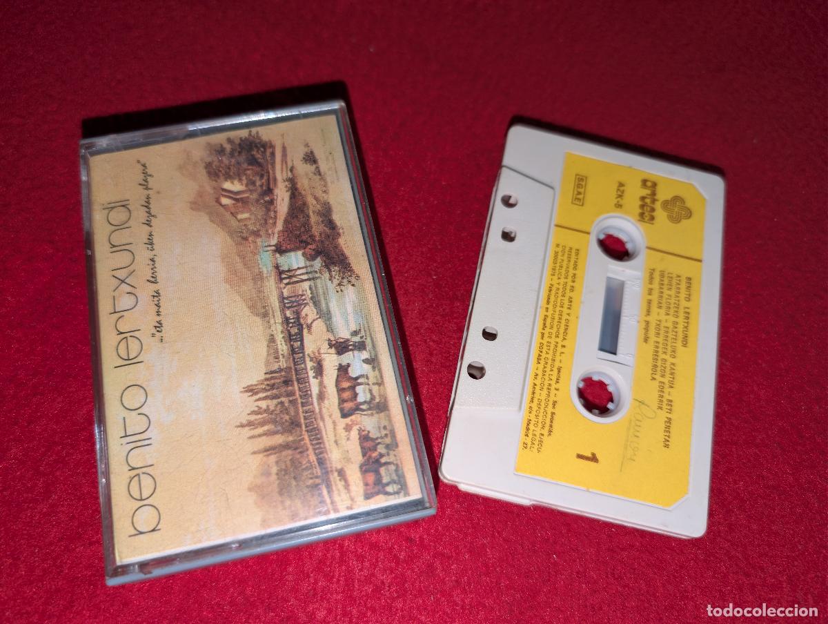 Casetes antiguos: BENITO LERTXUNDI ...eta maita herria, &uuml;ken dezadan plazera K7 CASSETTE 1975 Artesi