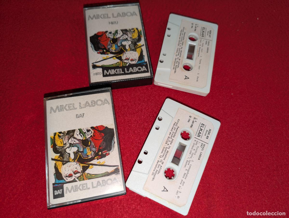 Casetes antiguos: MIKEL LABOA Bat Hiru 2K7 K7 DOBLE CASSETTE 1986 Elkar RARO
