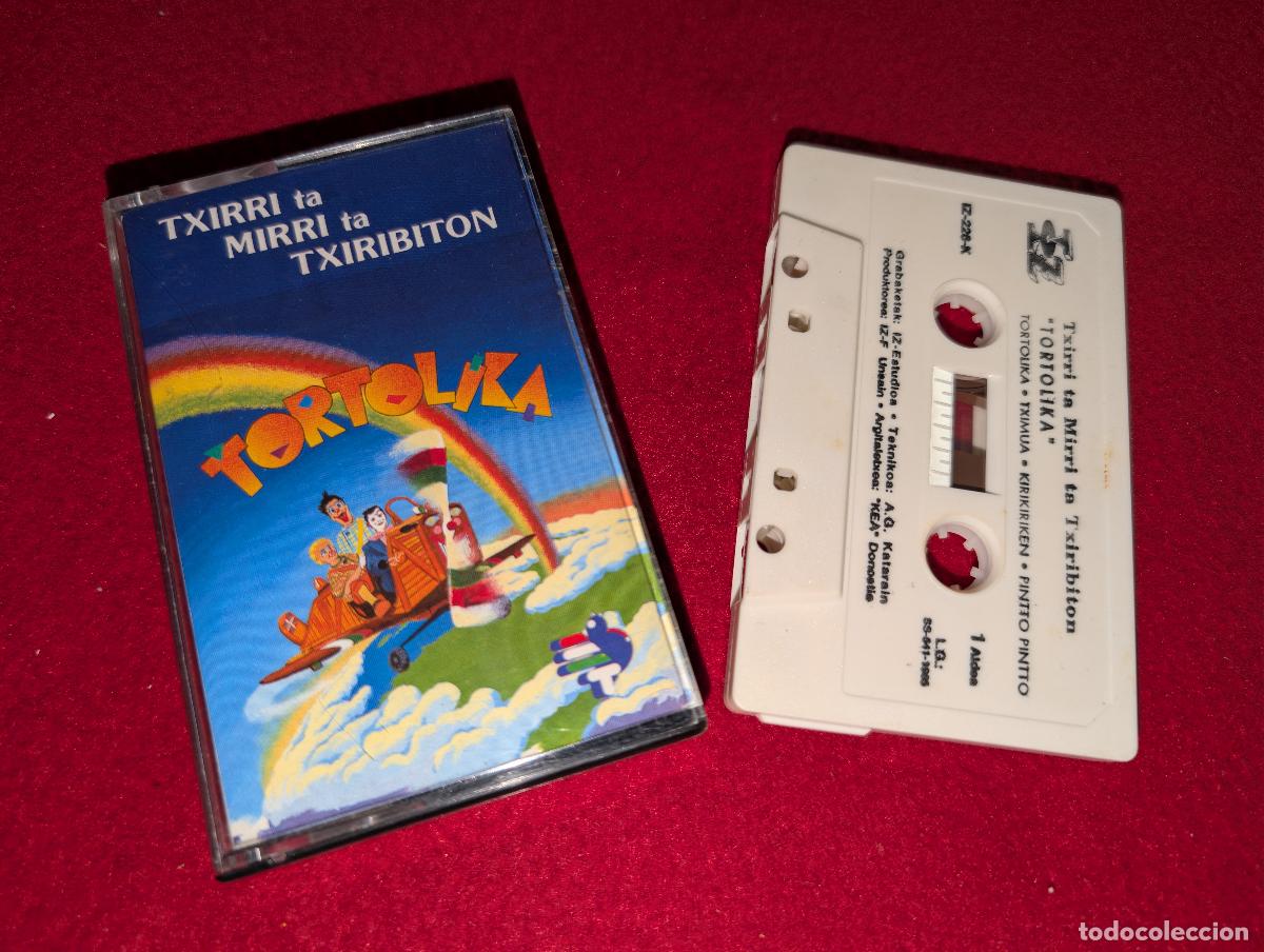 Casetes antiguos: TORTOLIKA Txirri ta mirri ta txiribiton K7 CASSETTE 1985 IZ MUSICA INFANTIL EUSKADI