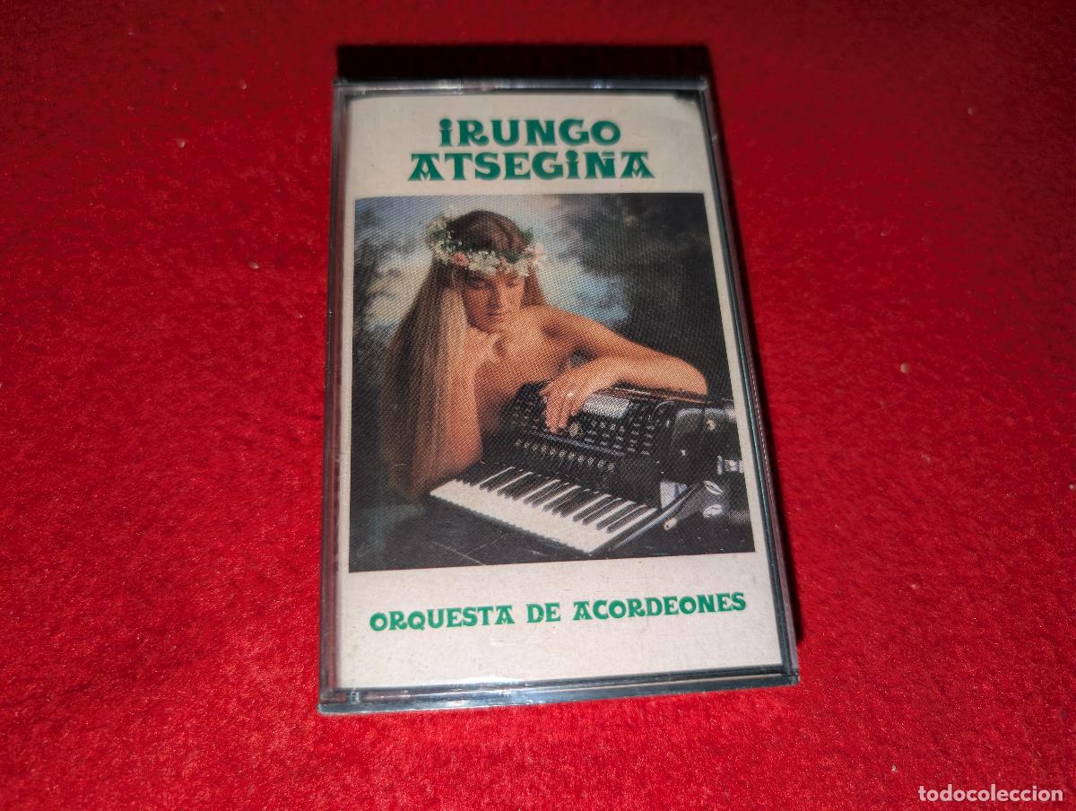 Casetes antiguos: IRUNGO ATSEGI&Ntilde;A Orquesta de acordeones K7 CASSETTE 1989 Tsunami EUSKADI PRECINTADO NUEVO