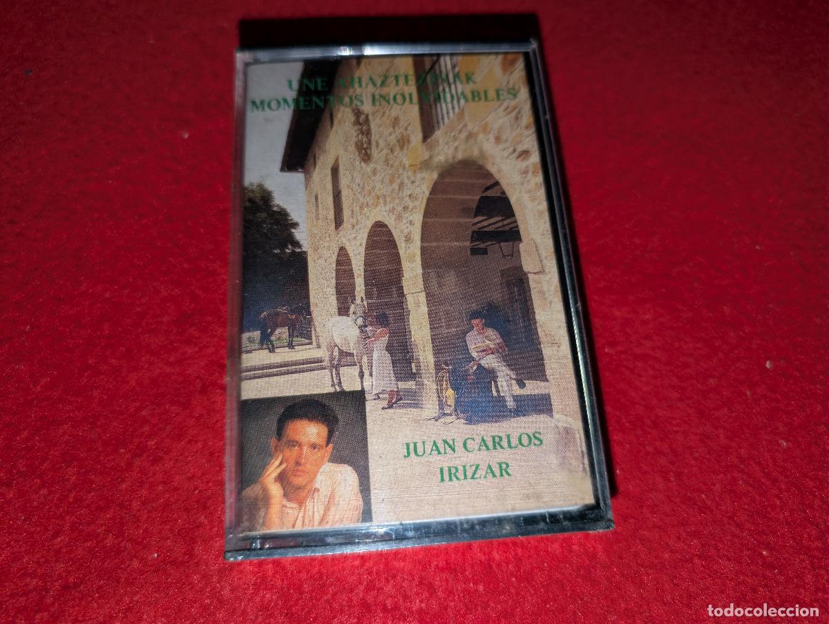 Casetes antiguos: JUAN CARLOS IRIZAR Une ahaztezinak Momentos inolvidables K7 CASSETTE 198? PRECINTADO NUEVO