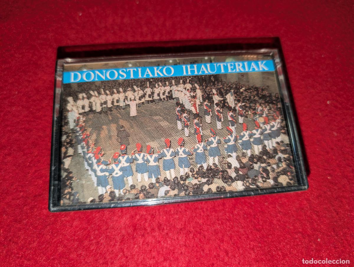Casetes antiguos: DONOSTIAKO IHAUTERIAK K7 CASSETTE 1987 IZ DONOSTIA SAN SEBASTIAN