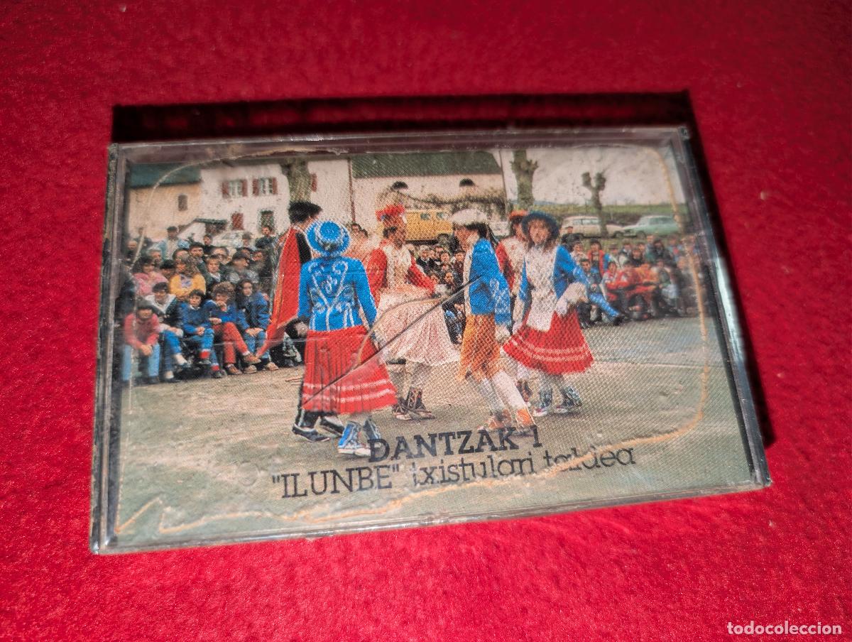 Casetes antiguos: DANTZAK 1 Ilunbe txistulari taldea K7 CASSETTE FOLK EUSKADI PRECINTADO