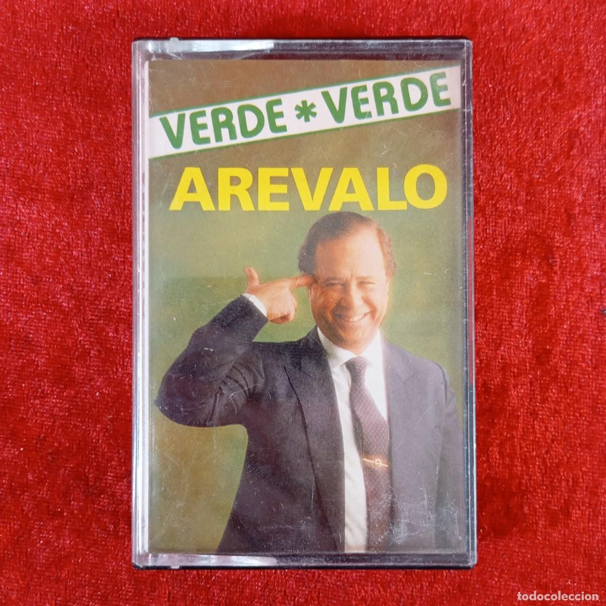 Casetes antiguos: AREVALO - VERDE VERDE - 99.009 - CASETE - CHISTES / 3716