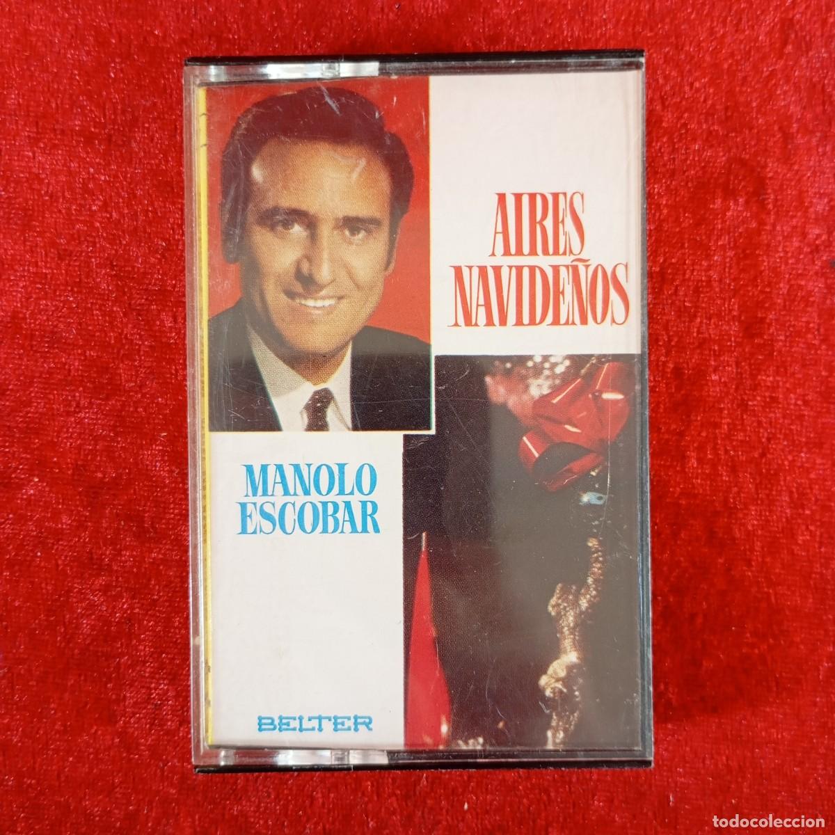 Old Cassettes: MANOLO ESCOBAR - AIRES NAVIDE&Ntilde;OS - 91.497 - CASETE - MUSICA / 3728