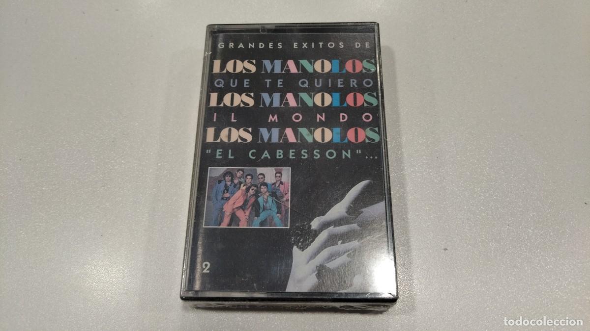 Casetes antiguos: 0526-CASSETTE-GRANDES EXITOS DE LOS MANOLOS-PRECINTADO - Foto 1