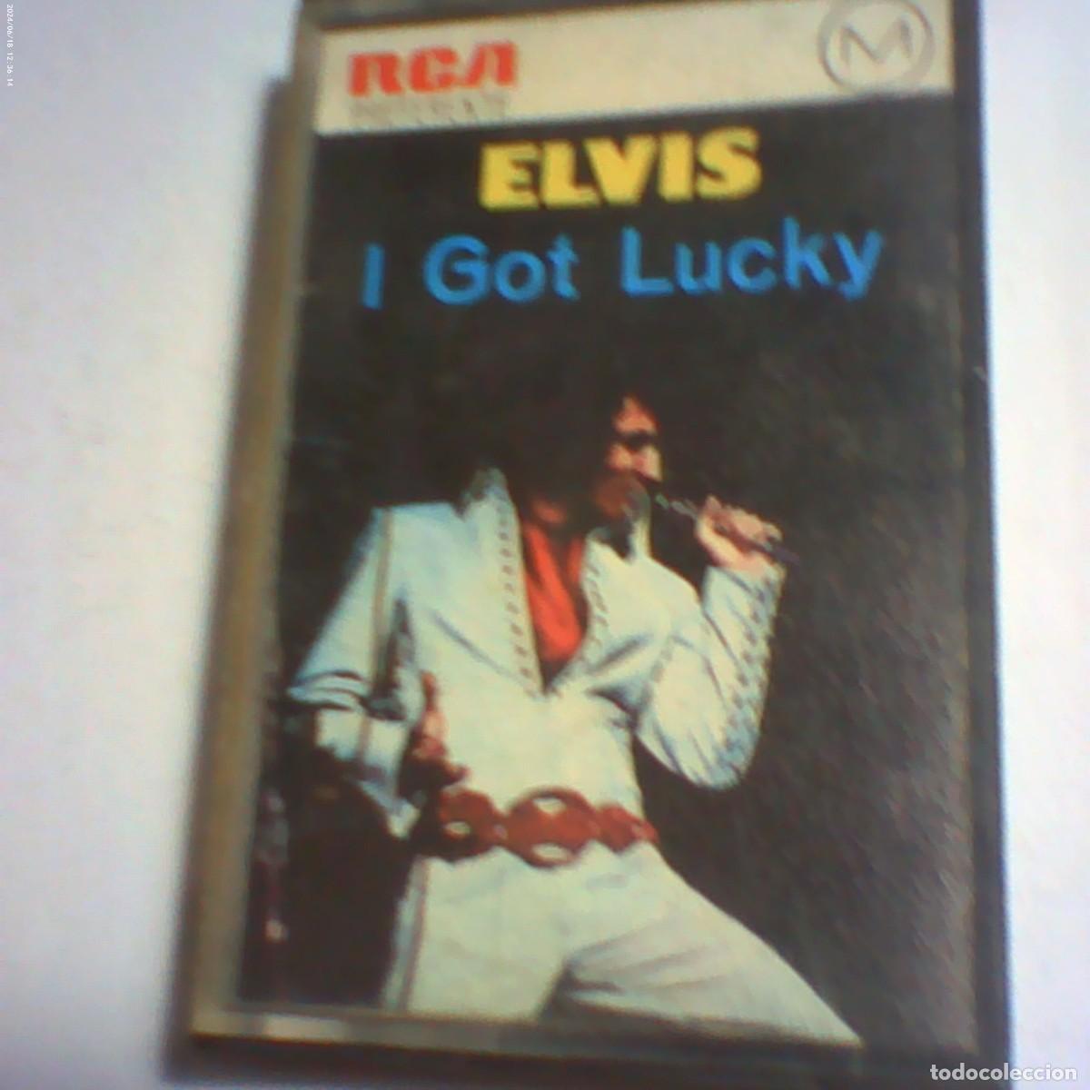 Casetes antiguos: cinta casete elvis. i got lucky. rca 1971 spain (buen estado)