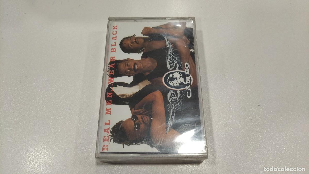 Casetes antiguos: 0526-CASSETTE-REAL MEN WEAR BLACK-PRECINTADO