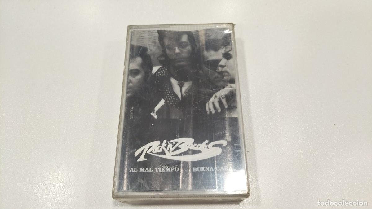 Casetes antiguos: 0526-CASSETTE-ROCK&acute;N BORDERS AL MAL TIEMPO BUENA CARA-PRECINTADO