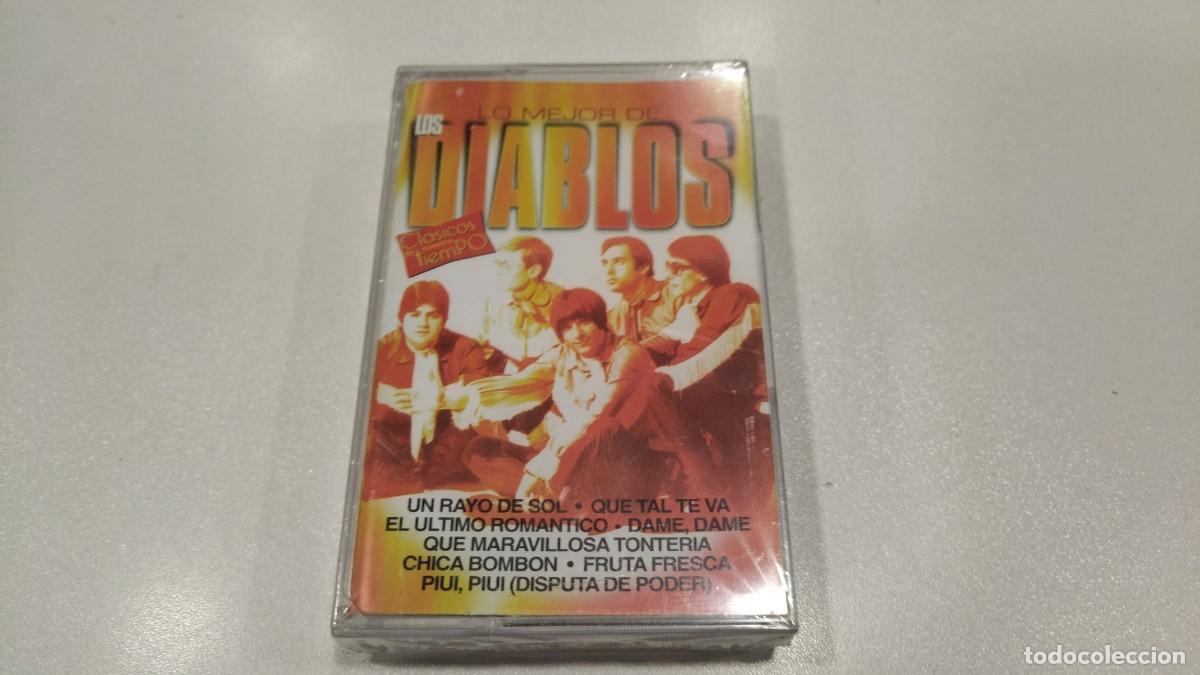 Casetes antiguos: 0526-CASSETTE-DIABLOS LO MEJOR DE-PRECINTADO