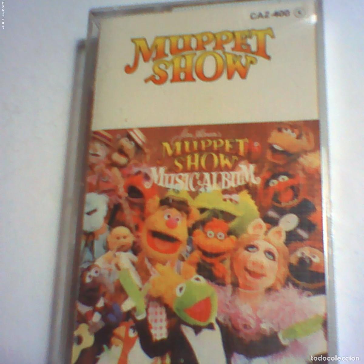 Casetes antiguos: cinta casete muppet show. music album. zafiro 1980 spain (seminueva)