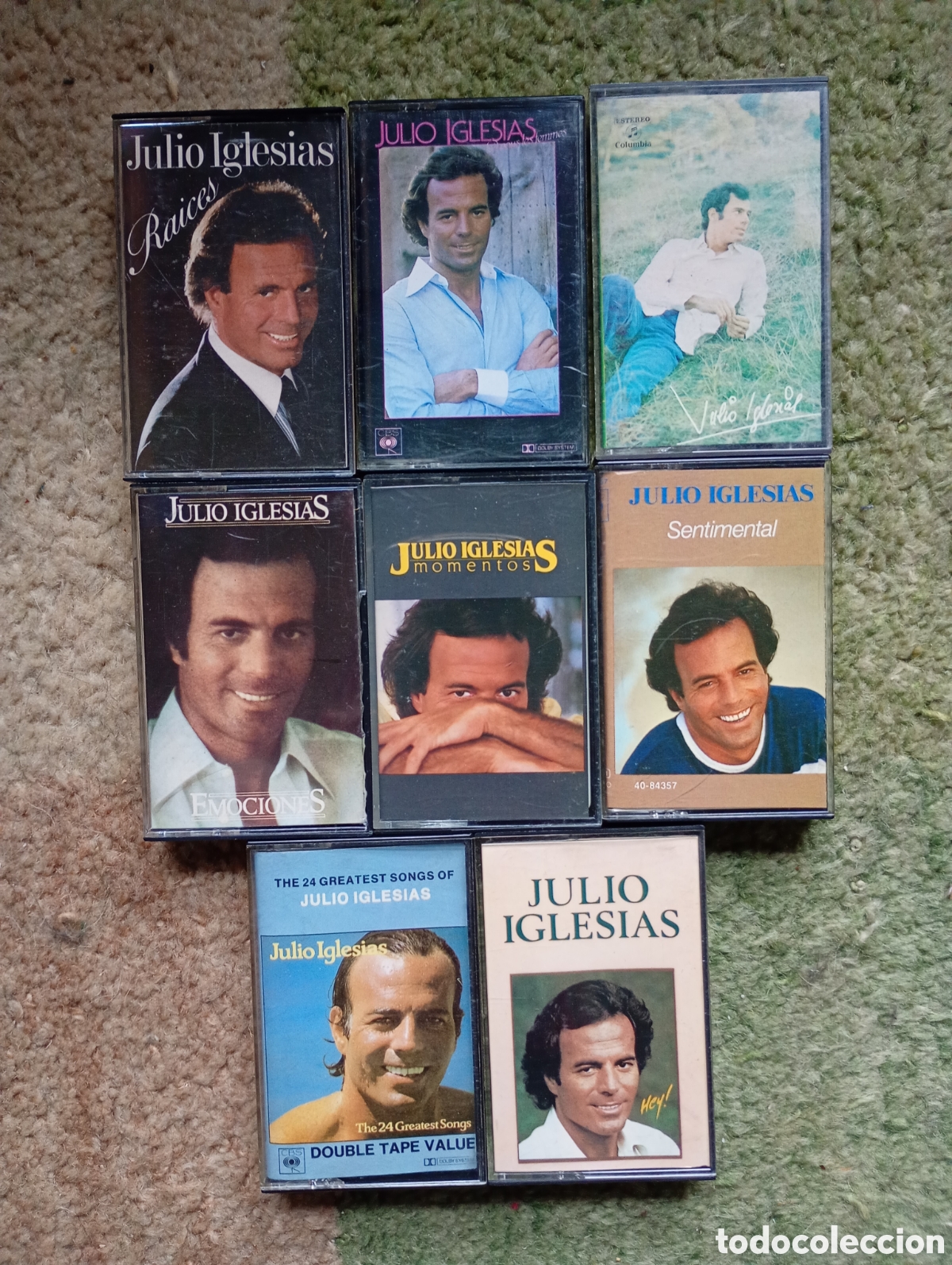 Casetes antiguos: 7 cintas cassette Julio iglesias
