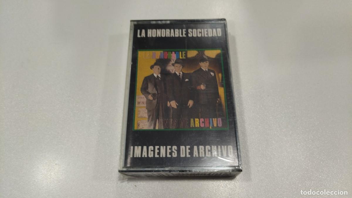 Casetes antiguos: 0526-CASSETTE-LA HONORABLE SOCIEDAD IMAGENES DE ARCHIVO- PRECINTADO